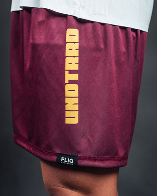 Burgundy Active Shorts