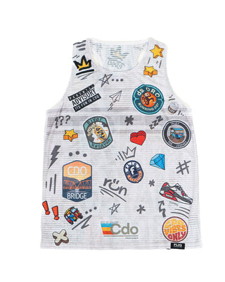 CGY Streetville Singlet White