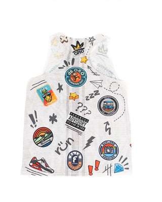 CGY Streetville Singlet White